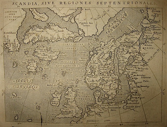 Magini Giovanni Antonio Scandia, sive regiones septentrionales 1620 Padova
